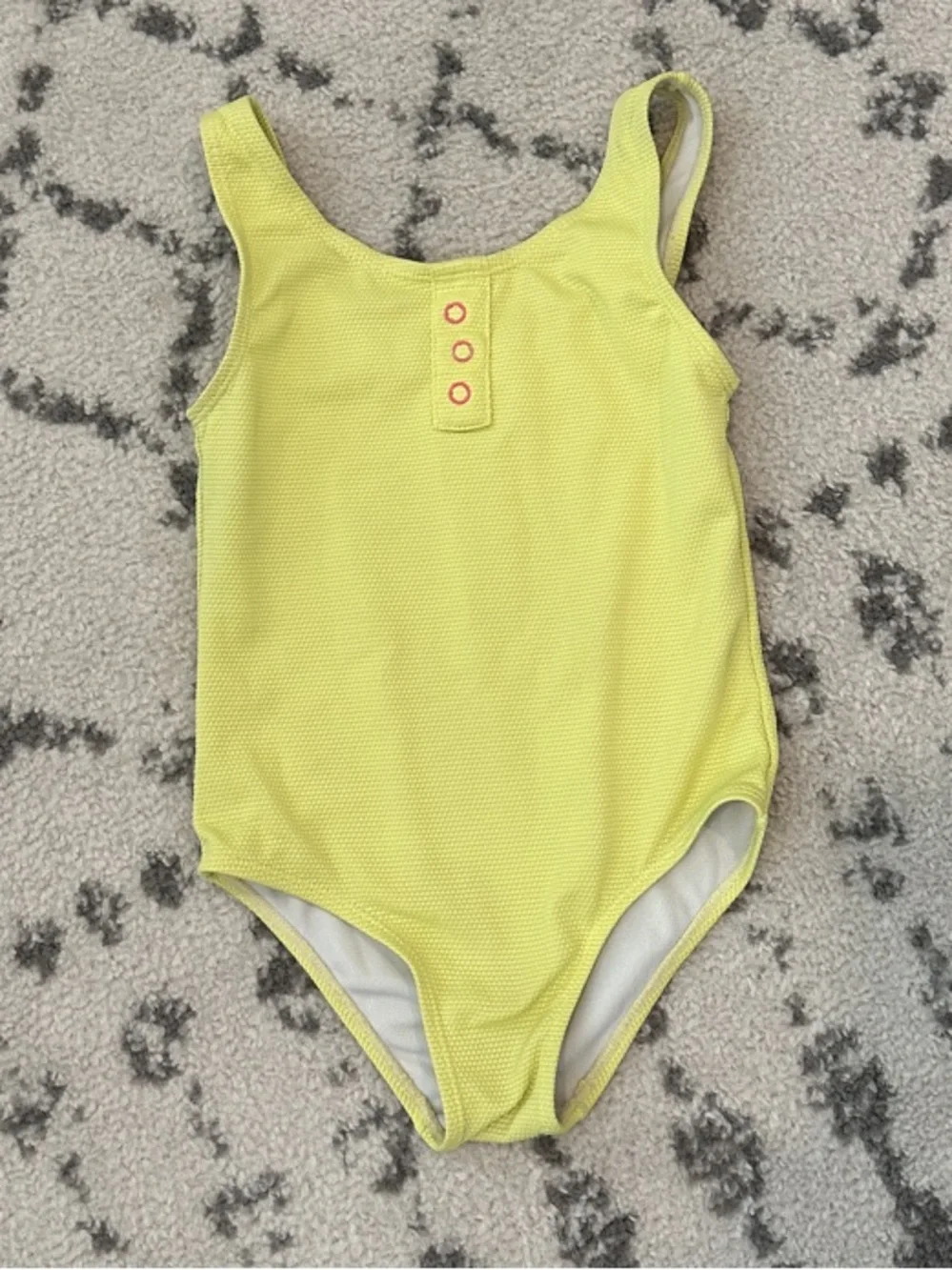 Derek Heart Neon Lime Green Swimwear Top
